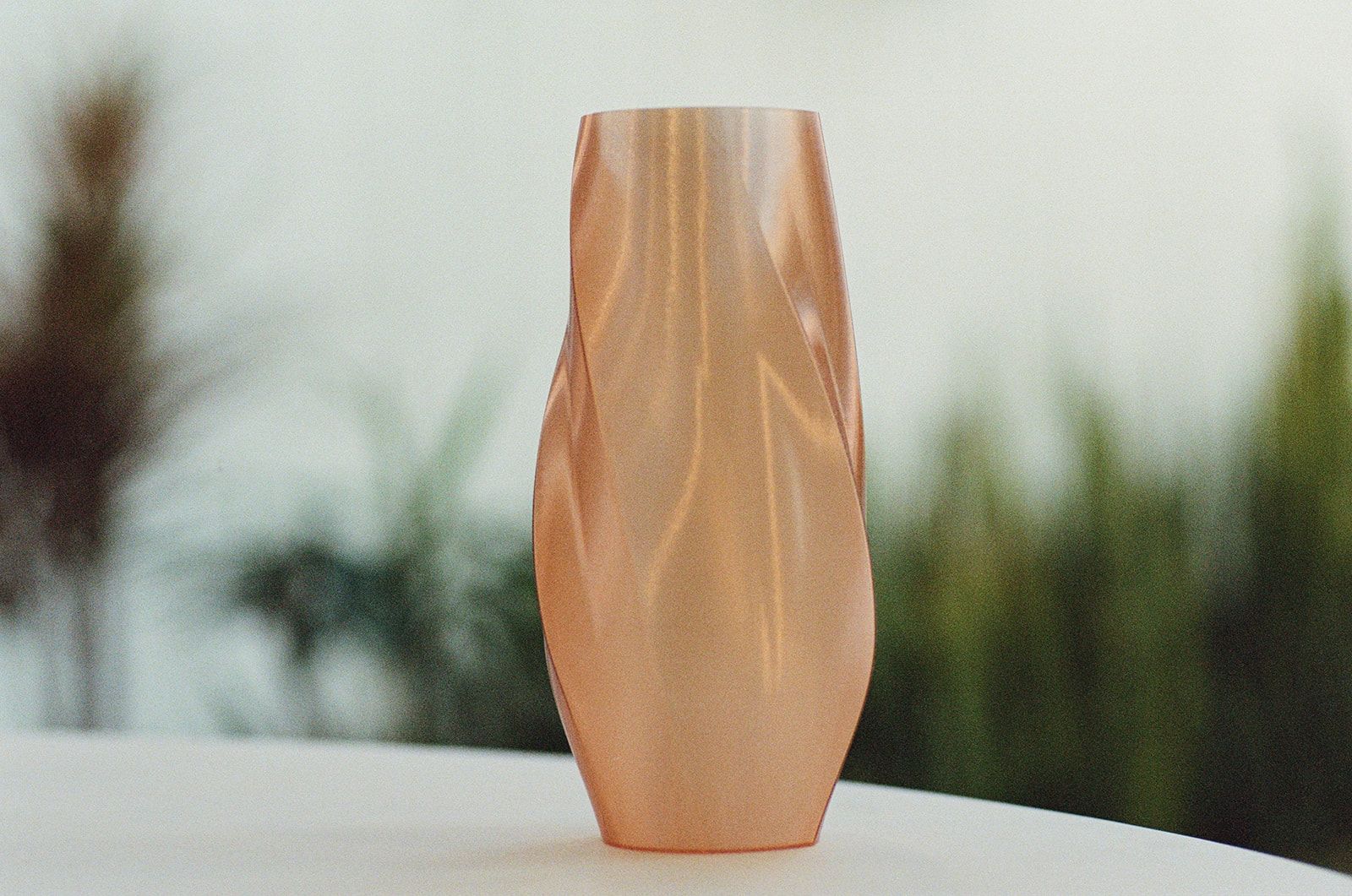 Peach vase